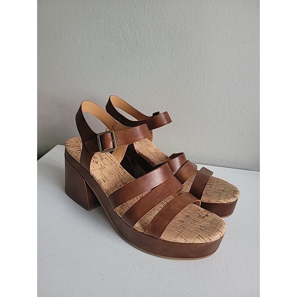 Kork Ease Pasha Heeled Ankle Strap Sandals Sz 11
